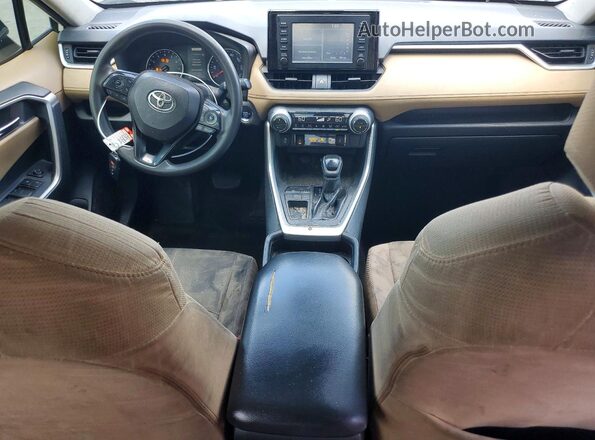JTMW1RFV2KJ002702 2019 TOYOTA RAV4 Белый Вид панели приборов