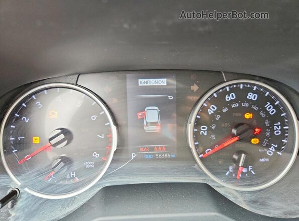JTMW1RFV4KD508160 2019 TOYOTA RAV4 Black Вид щитка приладів