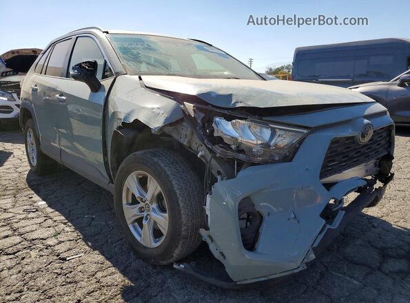 JTMW1RFV4KD511396 2019 TOYOTA RAV4 Серый Передняя правая четверть
