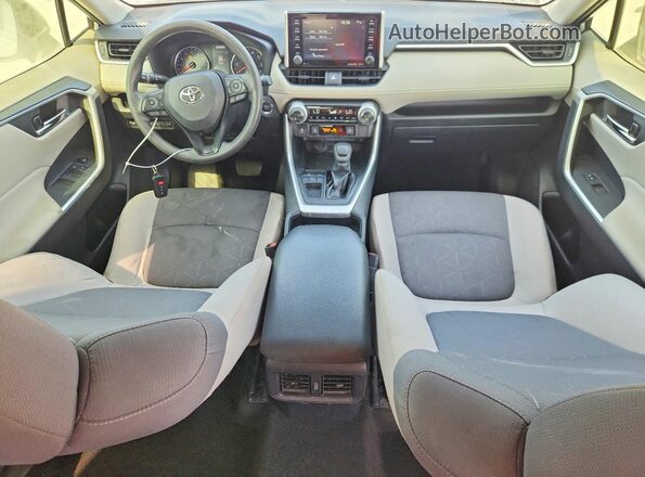 JTMW1RFV5KD024711 2019 TOYOTA RAV4 Silver Vista del salpicadero