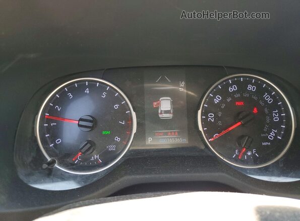 JTMW1RFV5KJ014228 2019 TOYOTA RAV4 Teal Вид щитка приладів