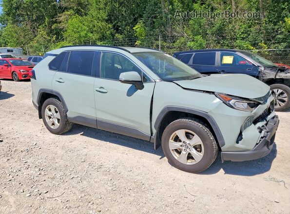 JTMW1RFV5KJ014228 2019 TOYOTA RAV4 Teal Передня права чверть