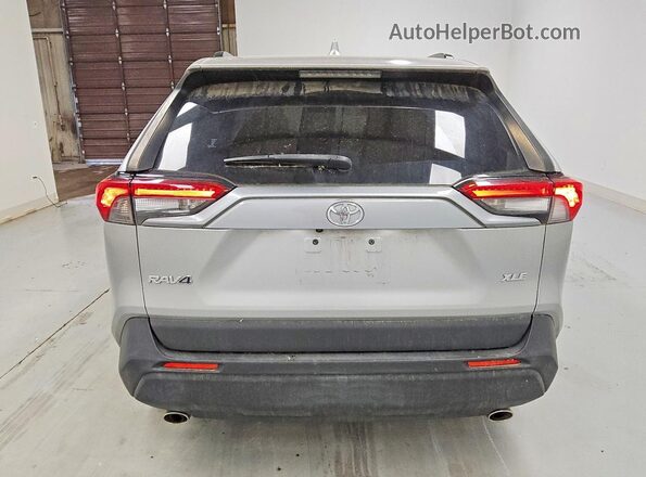 JTMW1RFV6KD019257 2019 TOYOTA RAV4 Серебряный Вид сзади
