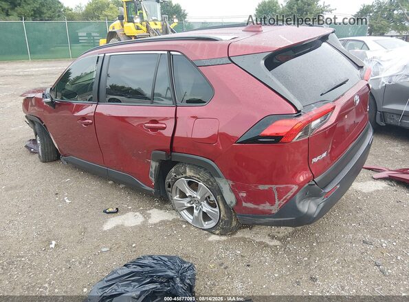 JTMW1RFV6ND094299 2022 TOYOTA RAV4 Maroon Tył lewy