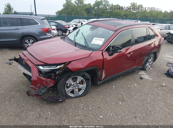 JTMW1RFV6ND094299 2022 TOYOTA RAV4 Maroon Przód lewy