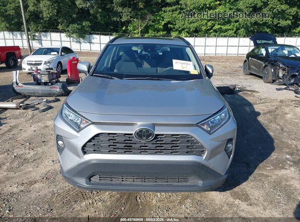 JTMW1RFV7KJ001464 2019 TOYOTA RAV4 Silver უკანა სალონის ხედი