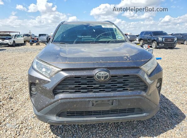JTMW1RFV9KJ011638 2019 TOYOTA RAV4 Серый Вид спереди