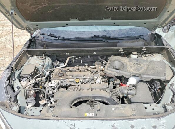 JTMW1RFV9MD074580 2021 TOYOTA RAV4 Teal ძრავის განყოფილების ხედი