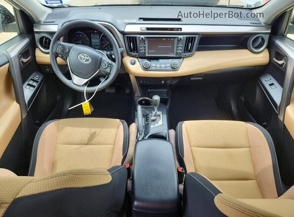 JTMWFREV0HD097318 2017 TOYOTA RAV4 White Dashboard view