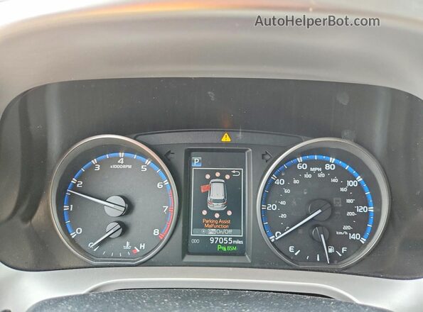 JTMWFREV0HD097318 2017 TOYOTA RAV4 White Instrument cluster view