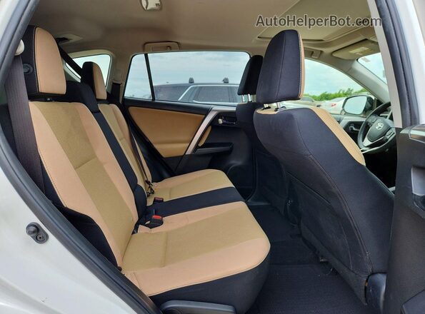 JTMWFREV0HD097318 2017 TOYOTA RAV4 White Rear interior view