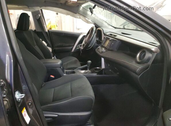 JTMWFREV0HJ105483 2017 TOYOTA RAV4 Серый Вид салона спереди