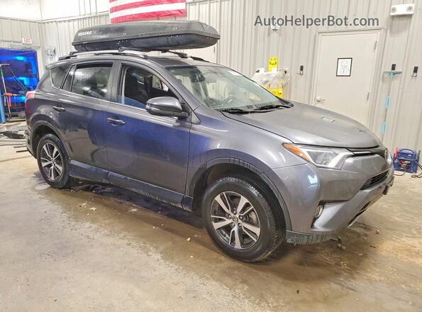 JTMWFREV0HJ105483 2017 TOYOTA RAV4 Серый Передняя правая четверть