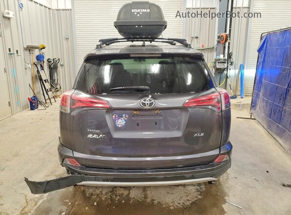 JTMWFREV0HJ105483 2017 TOYOTA RAV4 Серый Вид сзади