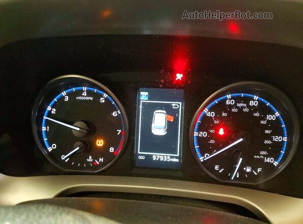 JTMWFREV0HJ105483 2017 TOYOTA RAV4 Серый Вид щитка приборов
