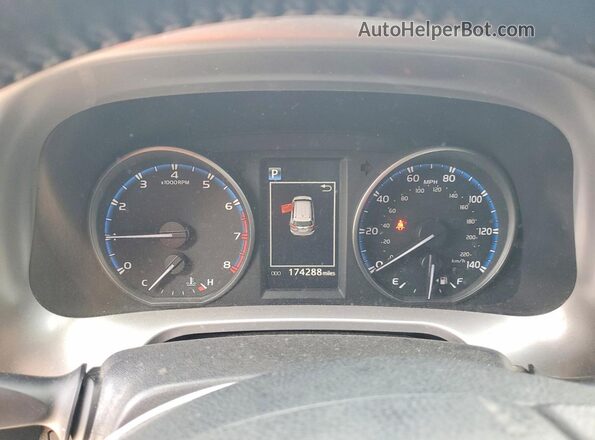 JTMWFREV0HJ700186 2017 TOYOTA RAV4 Gray Instrument cluster view