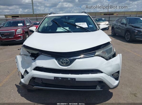JTMWFREV0JD127715 2018 TOYOTA RAV4 White Instrument cluster view