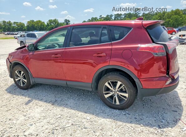 JTMWFREV0JD129397 2018 TOYOTA RAV4 Red Rear left