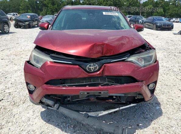 JTMWFREV0JD129397 2018 TOYOTA RAV4 Red Front view