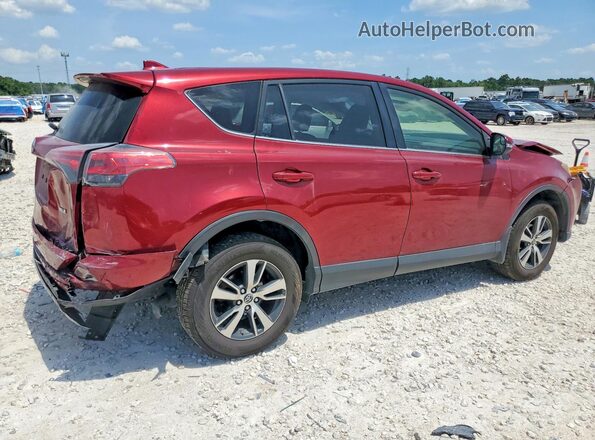 JTMWFREV0JD129397 2018 TOYOTA RAV4 Red Rear right