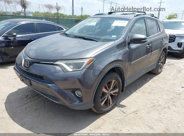 JTMWFREV1HJ111986 2017 TOYOTA RAV4 Gray წინა მარცხენა ხედი სამი მეოთხედიდან