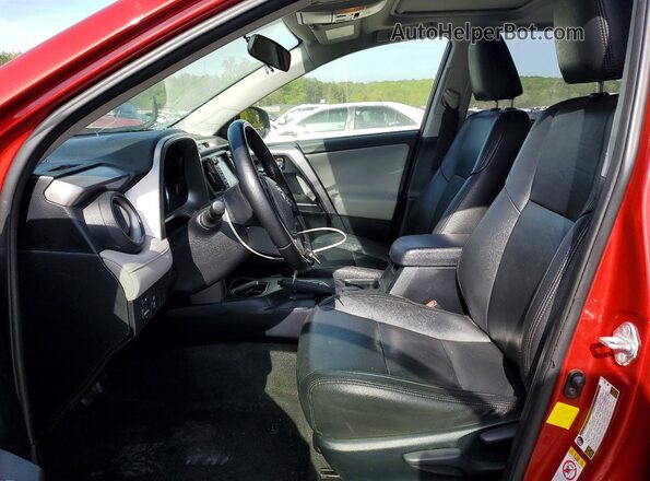 JTMWFREV2GJ082951 2016 TOYOTA RAV4 Red Widok wnętrza z przodu