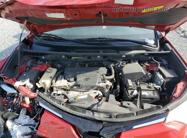 JTMWFREV2GJ082951 2016 TOYOTA RAV4 Red Widok komory silnika