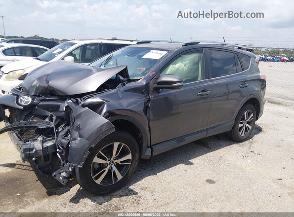 JTMWFREV2HJ711464 2017 TOYOTA RAV4 Серый Передняя левая четверть