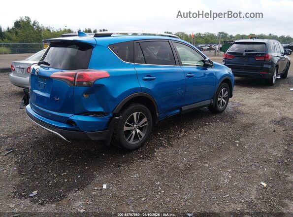 JTMWFREV2JJ185634 2018 TOYOTA RAV4 Blue Հետևի աջ