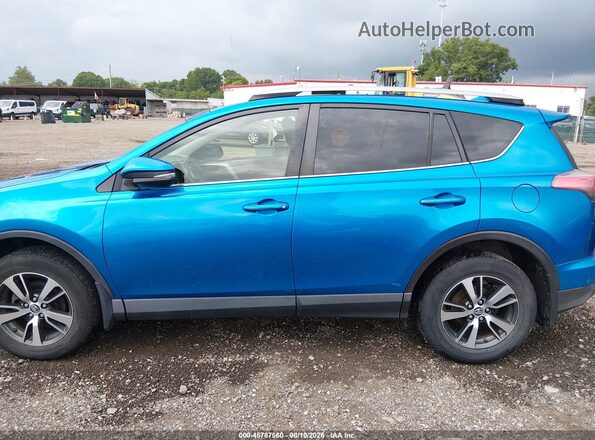 JTMWFREV2JJ185634 2018 TOYOTA RAV4 Blue Սալոնի 360 աստիճան տեսք