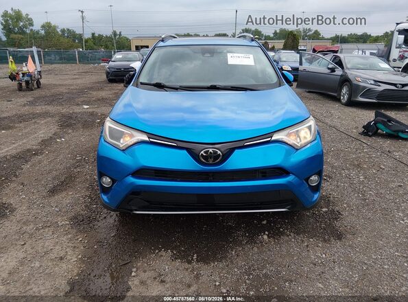 JTMWFREV2JJ185634 2018 TOYOTA RAV4 Blue Սարքավորումների վահանակի տեսք