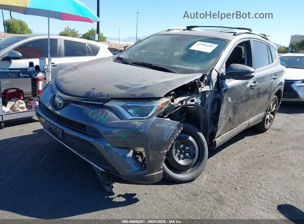 JTMWFREV2JJ740291 2018 TOYOTA RAV4 Gray წინა მარცხენა ხედი სამი მეოთხედიდან