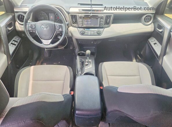 JTMWFREV3HD104455 2017 TOYOTA RAV4 White Вид панелі приладів