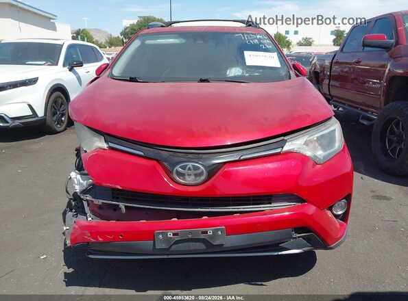 JTMWFREV3HJ112993 2017 TOYOTA RAV4 Красный Вид щитка приборов
