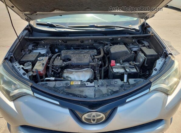 JTMWFREV3JD111346 2018 TOYOTA RAV4 Gray ძრავის განყოფილების ხედი