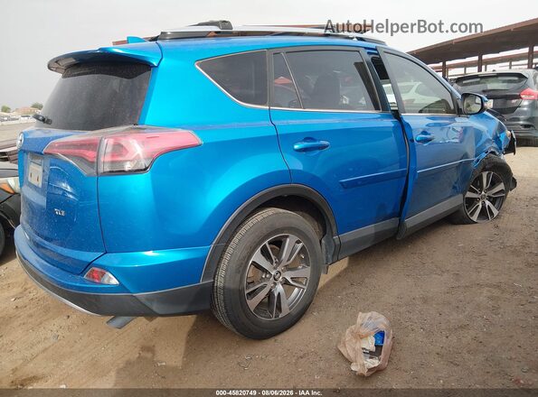 JTMWFREV5HD092860 2017 TOYOTA RAV4 Синий Задняя правая четверть
