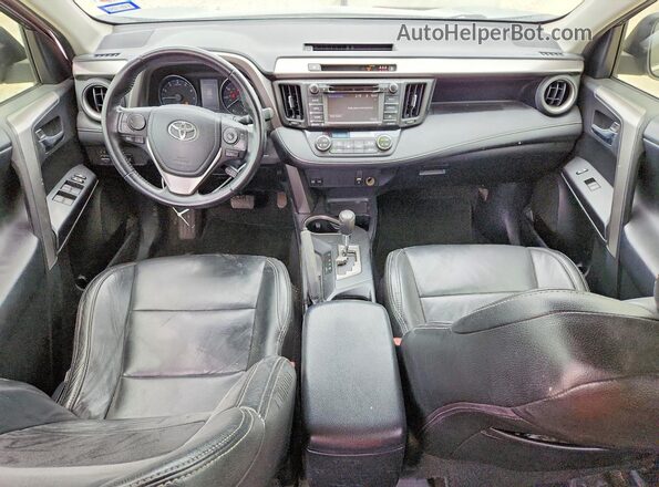 JTMWFREV5HD096214 2017 TOYOTA RAV4 Gray Dashboard view