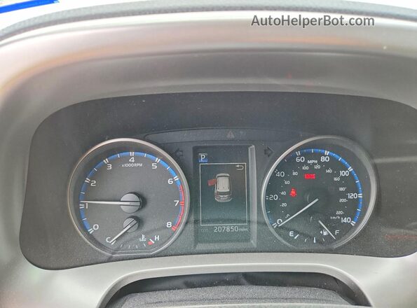 JTMWFREV5HD096214 2017 TOYOTA RAV4 Gray Instrument cluster view