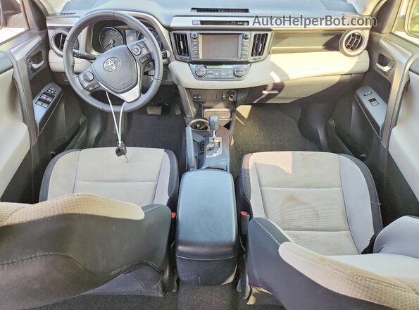JTMWFREV5HJ701706 2017 TOYOTA RAV4 Gray Widok deski rozdzielczej
