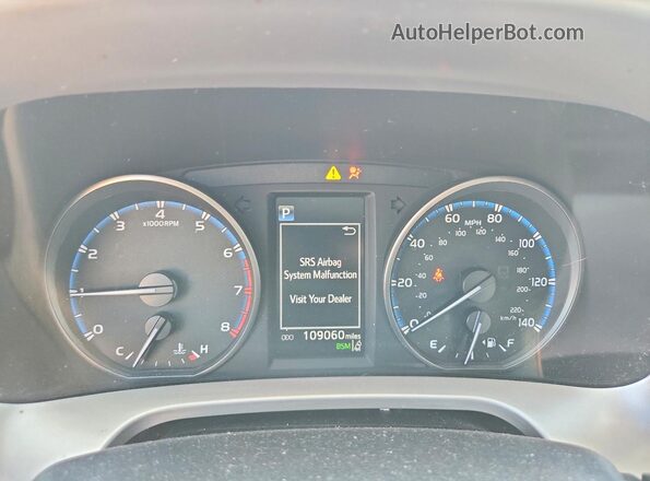 JTMWFREV6JJ153303 2018 TOYOTA RAV4 Gray Instrument cluster view