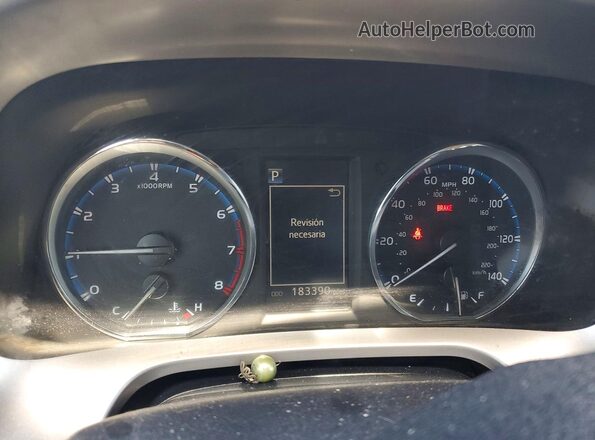 JTMWFREV7GJ075543 2016 TOYOTA RAV4 Gray Instrument cluster view