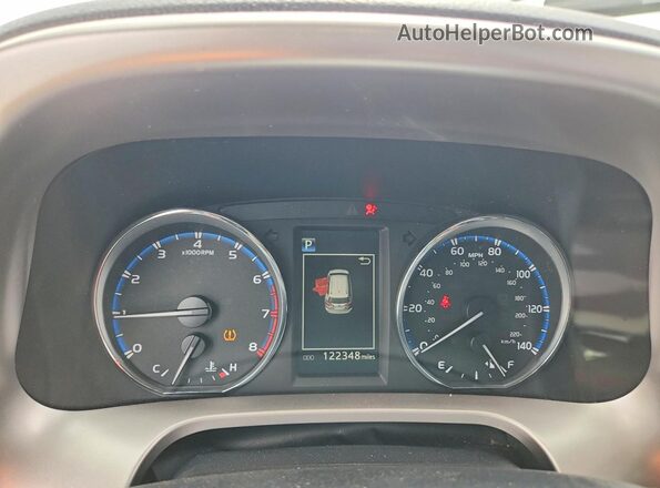 JTMWFREV7GJ076899 2016 TOYOTA RAV4 White Instrument cluster view