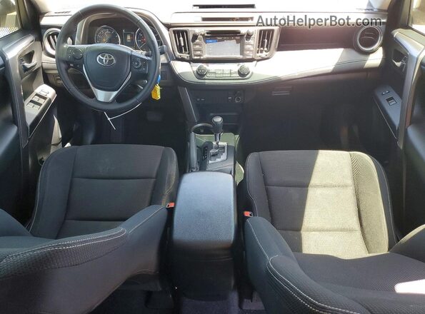 JTMWFREV7GJ084775 2016 TOYOTA RAV4 White Dashboard view