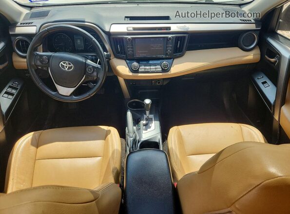 JTMWFREV7HD093041 2017 TOYOTA RAV4 White წინა პანელის ხედი