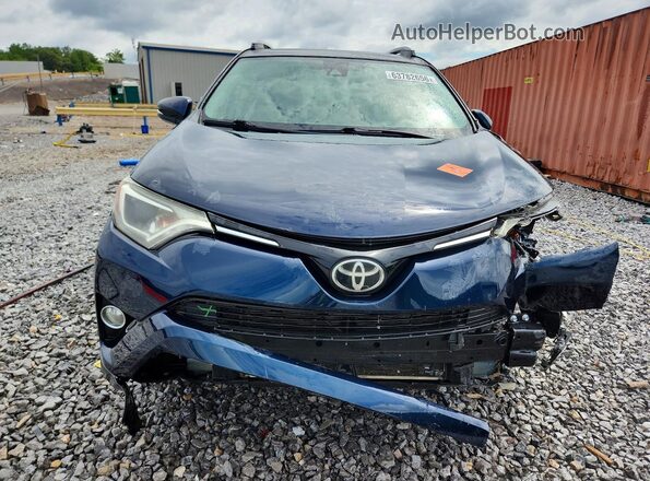JTMWFREV7HD094559 2017 TOYOTA RAV4 Blue Front view