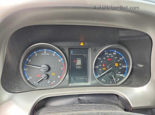 JTMWFREV7HD094559 2017 TOYOTA RAV4 Blue Instrument cluster view