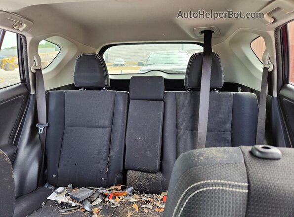 JTMWFREV7HD094559 2017 TOYOTA RAV4 Blue Rear seats view