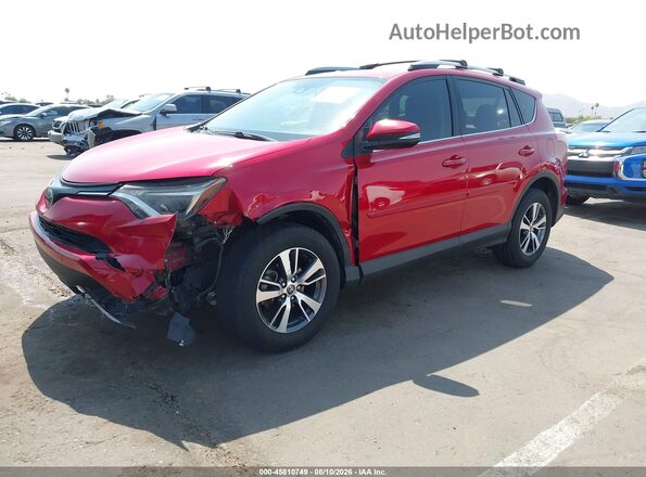 JTMWFREV7HJ106596 2017 TOYOTA RAV4 Red Դիմացի տեսք