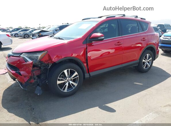 JTMWFREV7HJ106596 2017 TOYOTA RAV4 Red Առջևի ձախ երեք քառորդ տեսարան