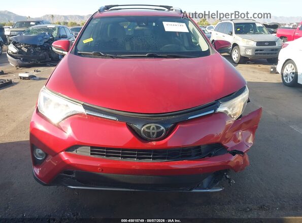 JTMWFREV7HJ106596 2017 TOYOTA RAV4 Red Սարքավորումների վահանակի տեսք
